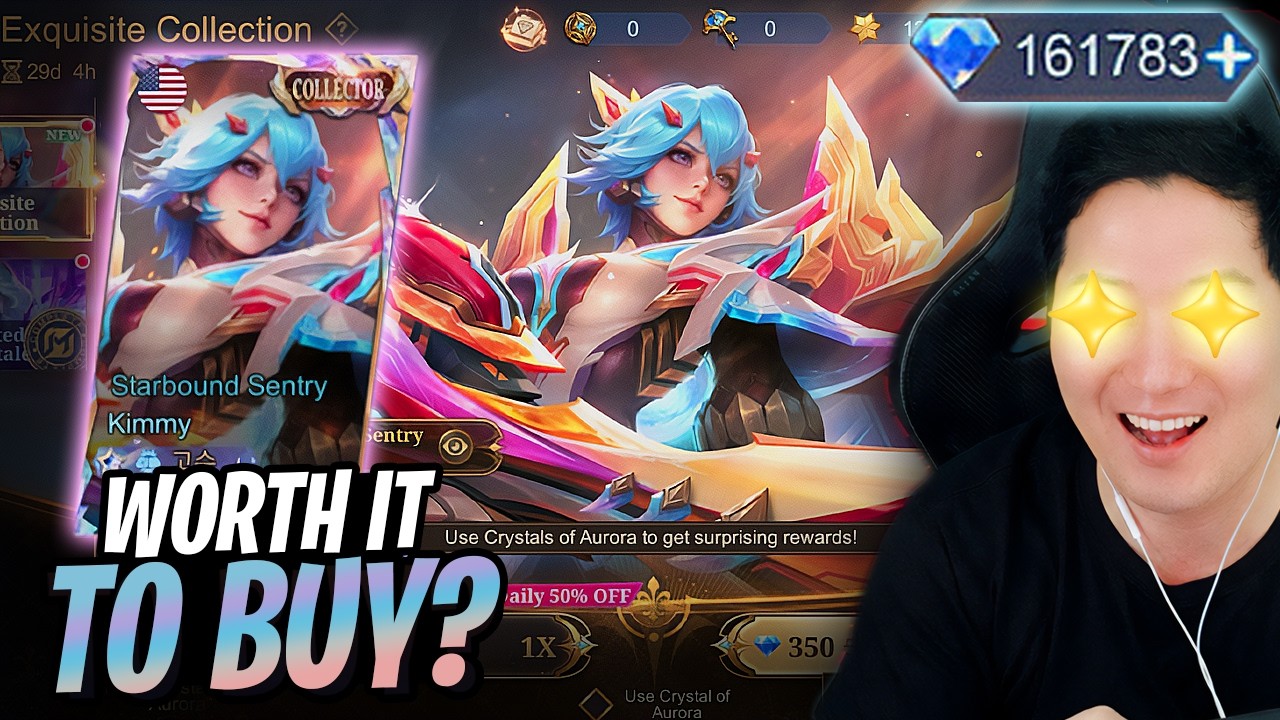 Worth it to buy? How much is new Kimmy Collector skin? | Mobile Legends Starbound Sentry