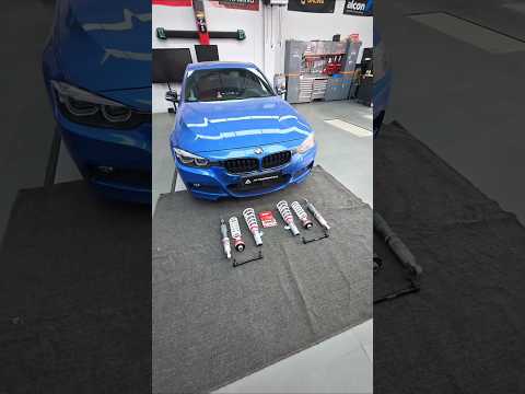 POV: Installing New Coilovers on BMW 3 Series😍 #acperformance #modifying #ytshorts #bmw3series