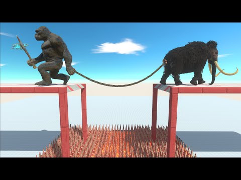 All Mammals of Arbs & Mutant Primates Battle in Tug of war - Animal Revolt Battle Simulator