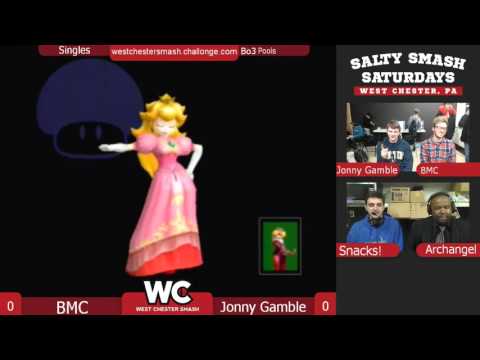 WCS 1/2/2016 Singles Pools: BMC (Peach) vs Jonny Gamble (Sheik)