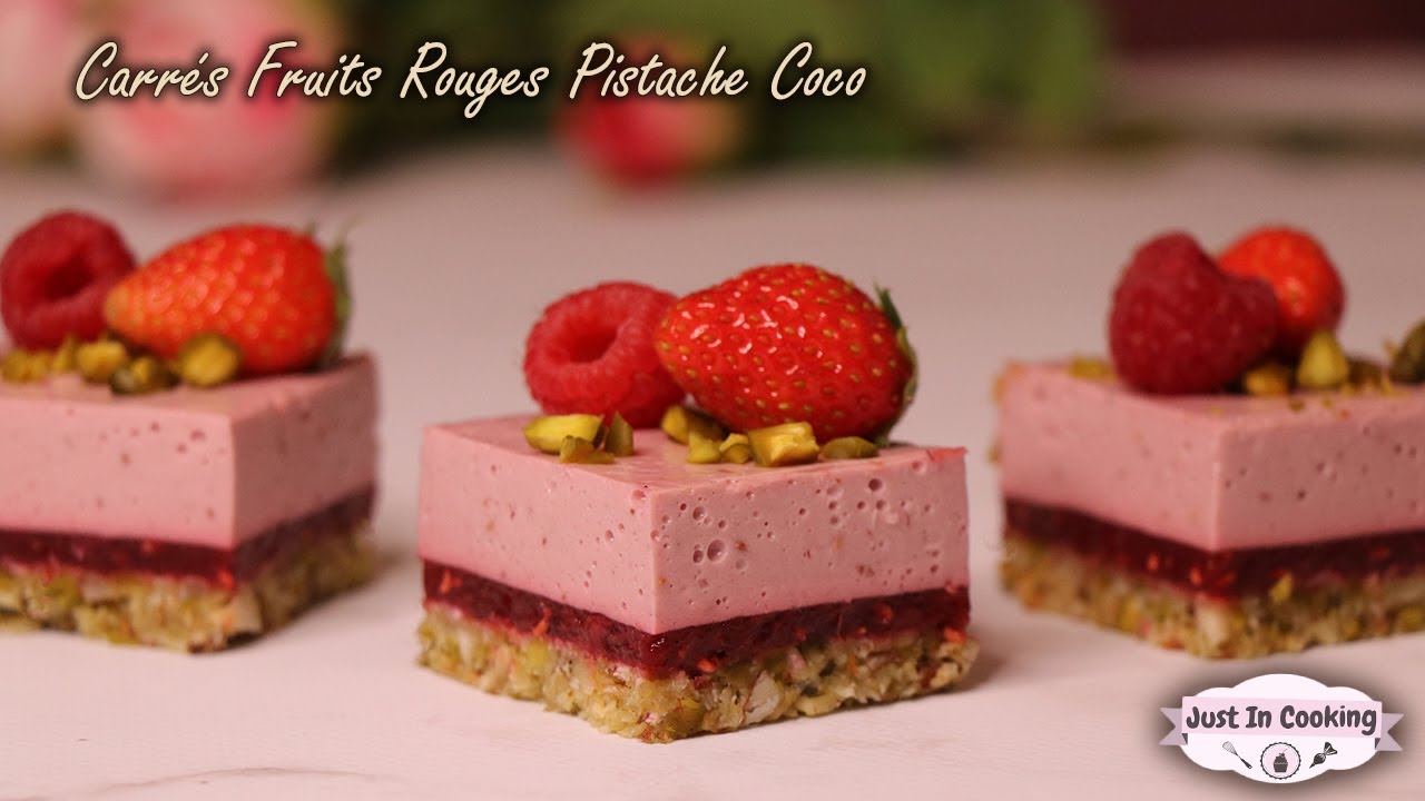 Recette Carrés Gourmands aux Fruits Rouges : Un Dessert Fraîcheur, Facile et Élégant Recette Carrés Gourmands aux Fruits Rouges : Un Dessert Fraîcheur, Facile et Élégant