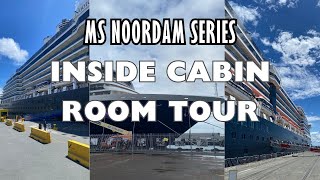 Interior Cabin Room Tour on MS Noordam Cruise Ship | Deck 4 | Holland America Line | Inside the room