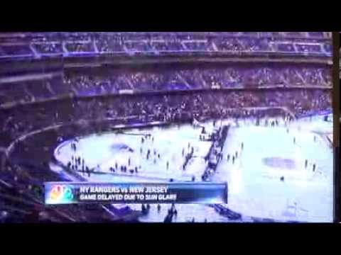 Rangers vs Devils at Yankee Stadium