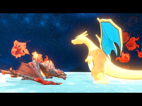 ARBS Pokemon Charizard Vs Lava Dragon. Which One Is Win?