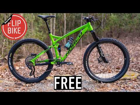 Restoring a Beat Up Full Squish For a Lucky Kid - Flip Bike