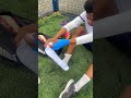POV How Football Players Put Socks And Shin Pads On In The Past VS Now Football Footballshorts