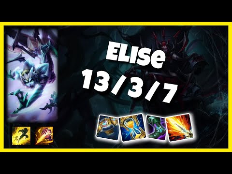 Elise vs Sylas EU Challenger JUNGLE (13/3/7) Gameplay Replay - Patch 10.23