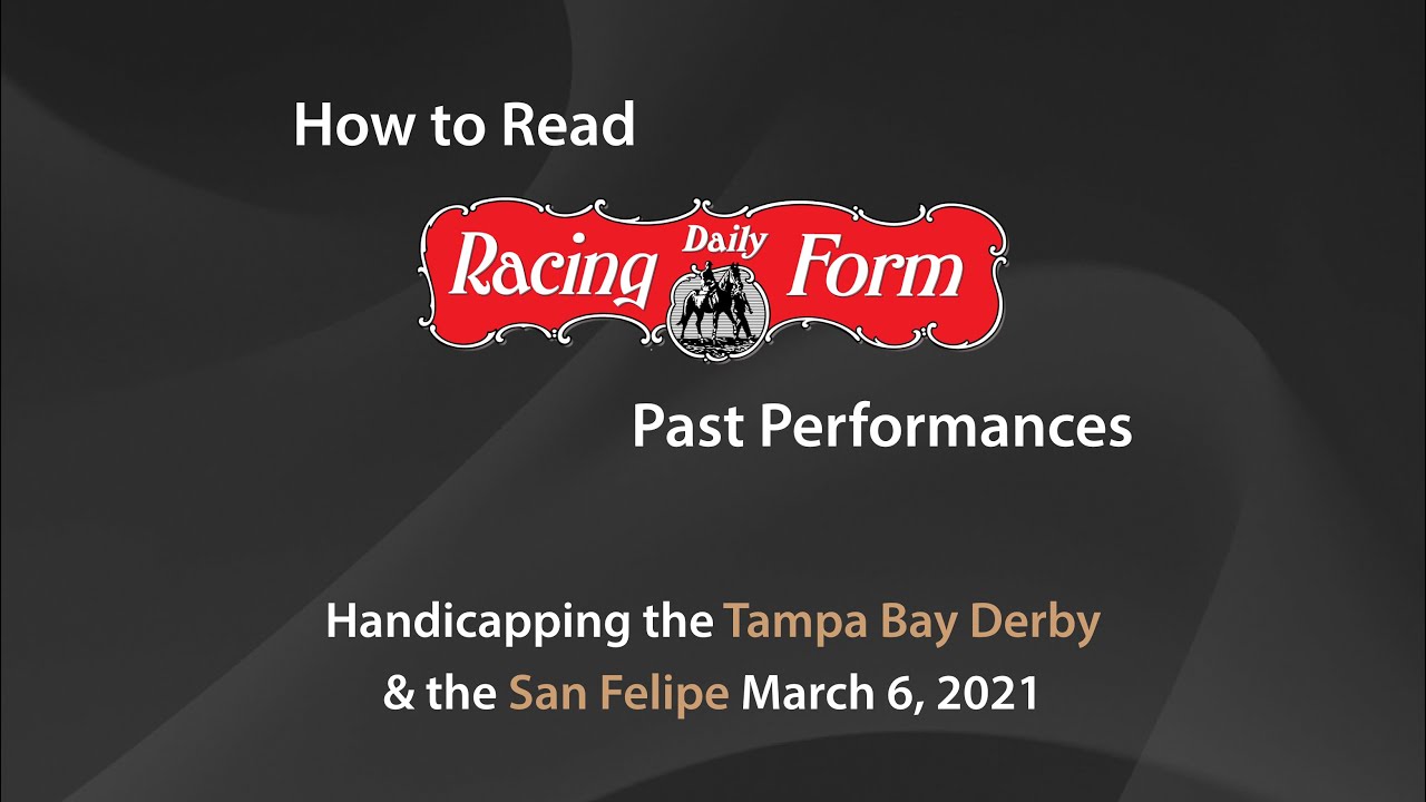 How to Read DRF Daily Racing Form Super Basics