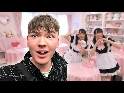 Mein erstes Maid Café in Japan 😳💗 - Tokyo Vlog