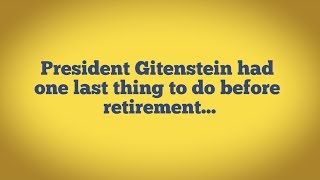 Dr. Gitenstein Completes TCNJ Bucket List