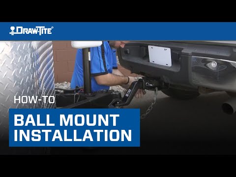 How To Install a Ball Mount Into Your Vehicles Hitch Receiver - Draw•Tite®