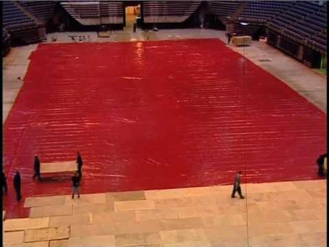 Time lapse: Monster Jam setup