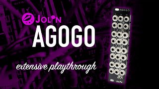Video thumbnail for Jolin AGOGO / 8 channel LPG, mod matrix, mixer, saturator, ... / extensive playthrough by BRiES