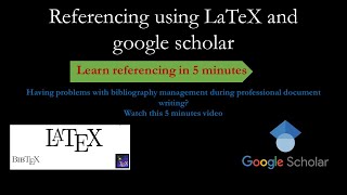 Referencing using LaTeX and google scholar | Impport citations from googler scholar | BibTex