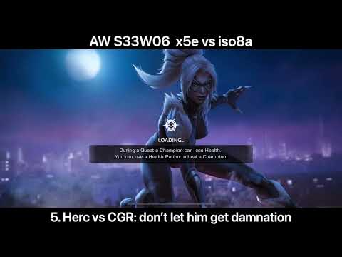 Alliance War S33W06 | x5e vs Iso8A | Battle for TOP 3!