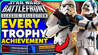 Star Wars Battlefront Classic Collection ALL Trophies/Achievements REVEALED!