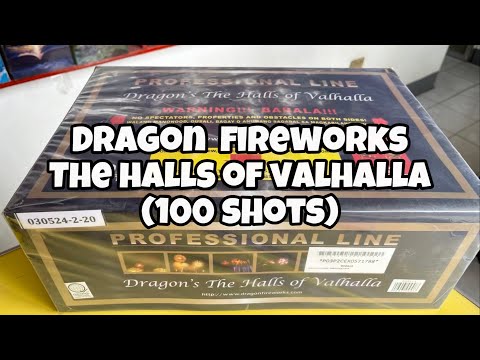 DRAGON’S THE HALLS OF VALHALLA (100 SHOTS) - DRAGON FIREWORKS 🎆🎆🎆