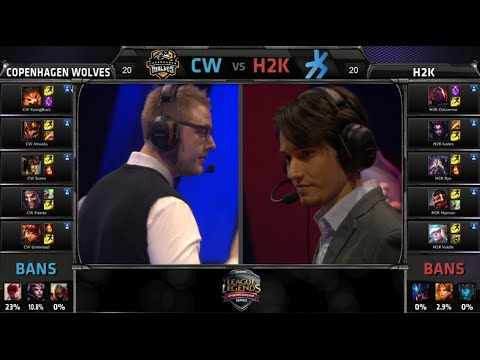 Copenhagen Wolves vs H2K Gaming | S5 EU LCS Spring 2015 Week 1 Day 1 | CW vs h2K W1D1 G1 VOD