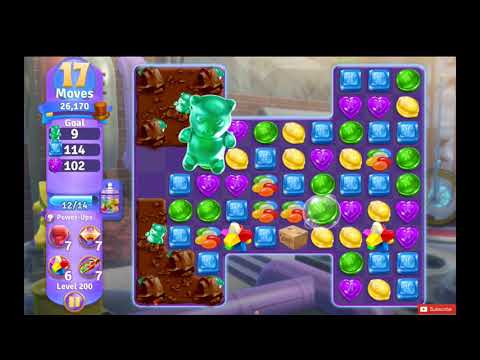 Wonka's World of Candy Level 200 NO BOOSTERS - A S GAMING