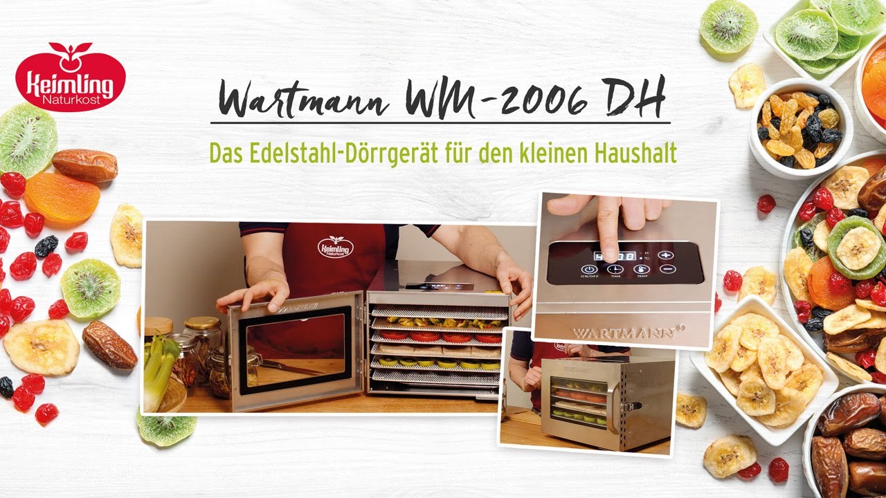 Wartmann Dörrgerät WM-2006 DH Edelstahl