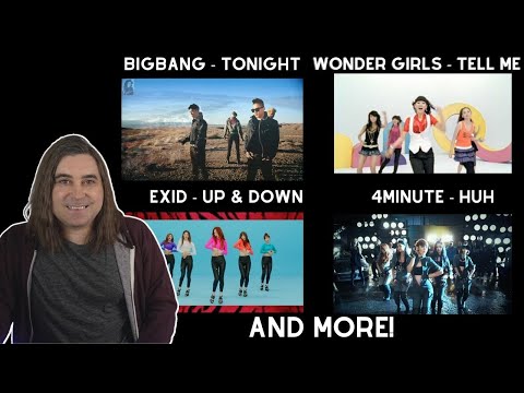 Throwback Thursday!  Reacting to Wonder Girls, 4MINUTE, BIGBANG, Teen Top, KARA & EXID!