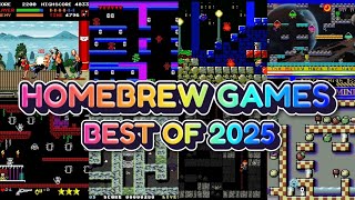 Homebrew Games - Best of 2025 - Amiga - Amstrad CPC - Commodore 64 - Megadrive  - ZX Spectrum 
