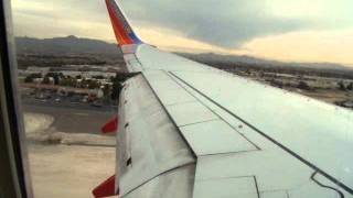 preview picture of video 'Southwest Airlines Boeing 737 landing @ Las Vegas Nevada'