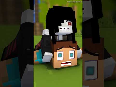Never Punch Vampire Girl - minecraft animation #shorts