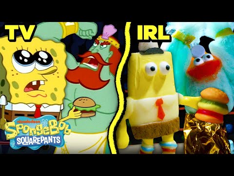 海綿寶寶訴海王星國王爭奪最佳油炸廚師？| 海綿寶寶 IRL (SpongeBob v. King Neptune for the Best Fry Cook ? | SpongeBob IRL)