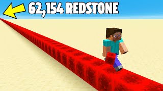 Placing 62,154 Redstone to Break a Minecraft Record