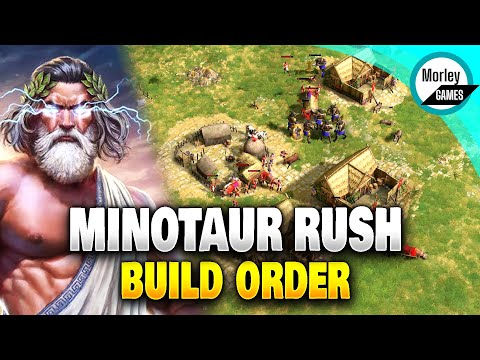 Age of Mythology Retold Build Order: INSANE Zeus Minotaur Rush