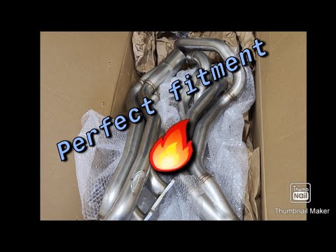 Stainless Power longtube headers install/ 2019 mustang