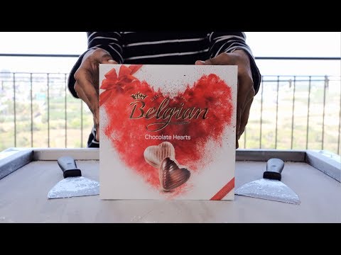 Ice Cream Rolls With Belgian Hearts Chocolate