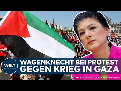 BERLIN: "Stoppt den Völkermord"! Tausende demonstrieren gegen Israels Vorgehen in Gaza!