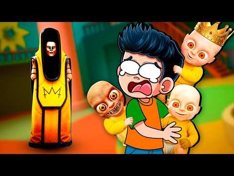 EL BEBÉ DEMONIO REGRESÓ Y TRAJO A SUS HERMANOS MALVADOS | BABY IN YELLOW CROWN CHILDCARE |JONDRES GC