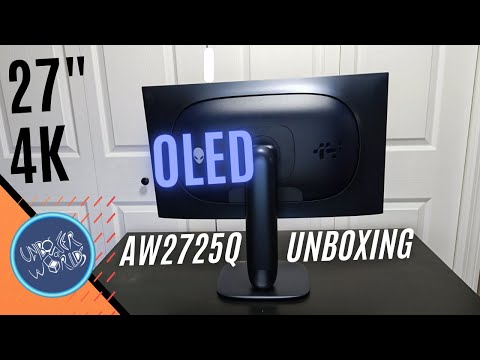 Dell Alienware AW2725Q Unboxing - 4K 27" OLED Gaming Monitor!