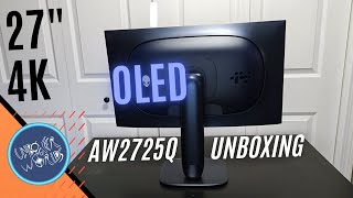 Dell Alienware AW2725Q Unboxing - 4K 27" OLED Gaming Monitor!