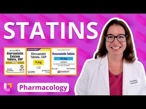 Statins: Cholesterol (Antilipemic) Meds - Pharmacology - Cardiovascular - Nursing | @LevelUpRN