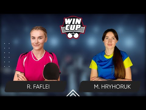 09:00 Romaniia Faflei - Mariana Hryhoruk West 1 WIN CUP 20.04.2024 | TABLE TENNIS WINCUP