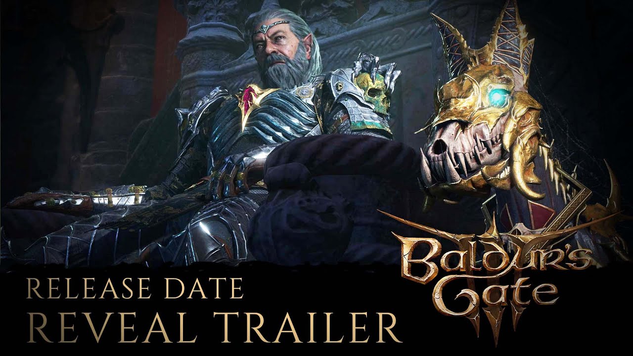 Baldur's Gate 3 - Release Date Reveal Trailer - YouTube