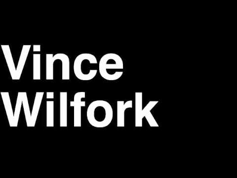 How to Pronounce Vince Wilfork New England Patriots NFL Football Touchdown TD Tackle Hit Yard Run