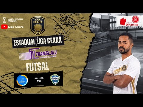 Estadual Liga Ceará Translali Futsal 2026: Barreira 🆚 Campos Sales - SUB-16