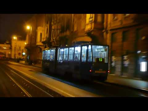 Zagreb Tatra Trambahnen Nacht 2020-01