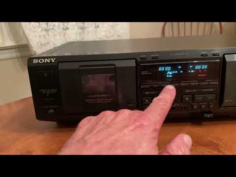 Sony TC WE635 Dual Cassette Deck For Sale