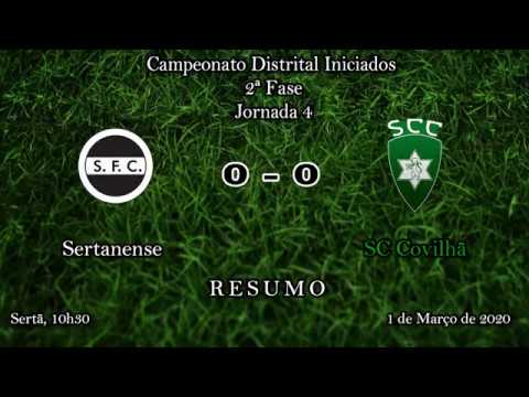 Sertanense vs SCC - Iniciados - 1 Março 2020