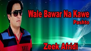 Wale Bawar Na Kaway  Zeek Afridi  Pashto Song  HD 