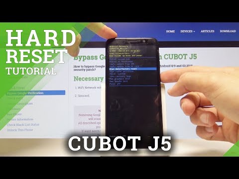 Hard Reset CUBOT J5 - Wipe Data / Bypass Screen Lock