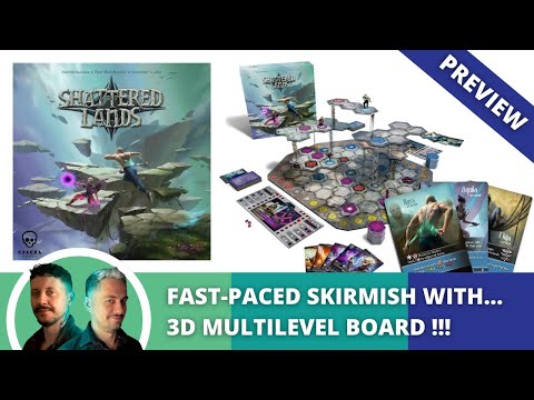 Shattered Lands: Prototype Preview. Fast-paced skirmish with 3D multilevel board.
