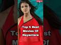 ️ Top 5 Best Movies Of Nayantara ️ Top5 Nayanthara