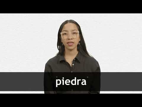 How to pronounce PIEDRA in Latin American Spanish